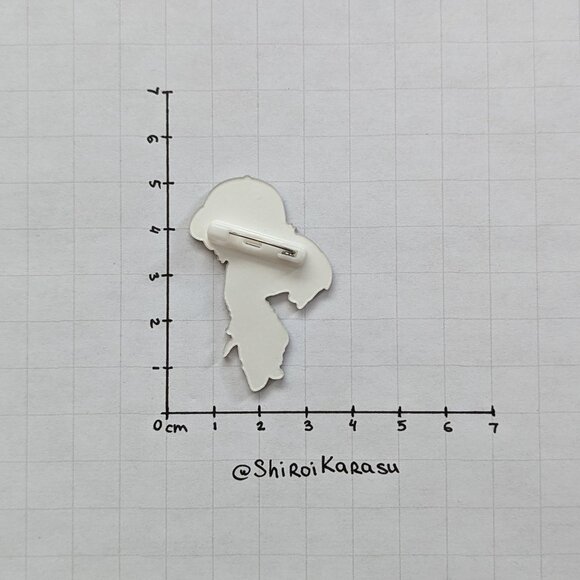 Kawaii One Piece Anime Acrylic Pins Set of 6 NEW - Picture 5 of 13